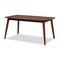 Baxton Studio Edna Mid-Century Walnut Finished Wood Dining Table 159-9549 - alternate 1